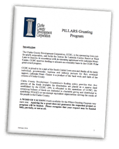 CCDC pillars grant application