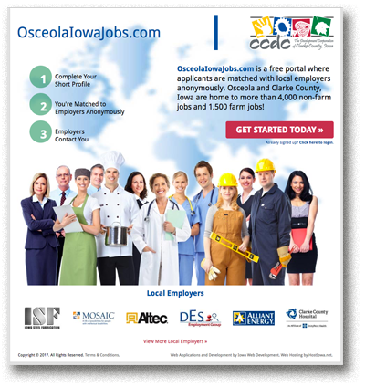 osceola iowa jobs website
