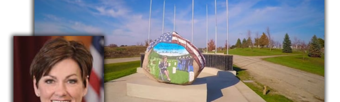 Governor Kim Reynolds Scheduled to Honor Veterans at Clarke County Freedom Rock Dedication