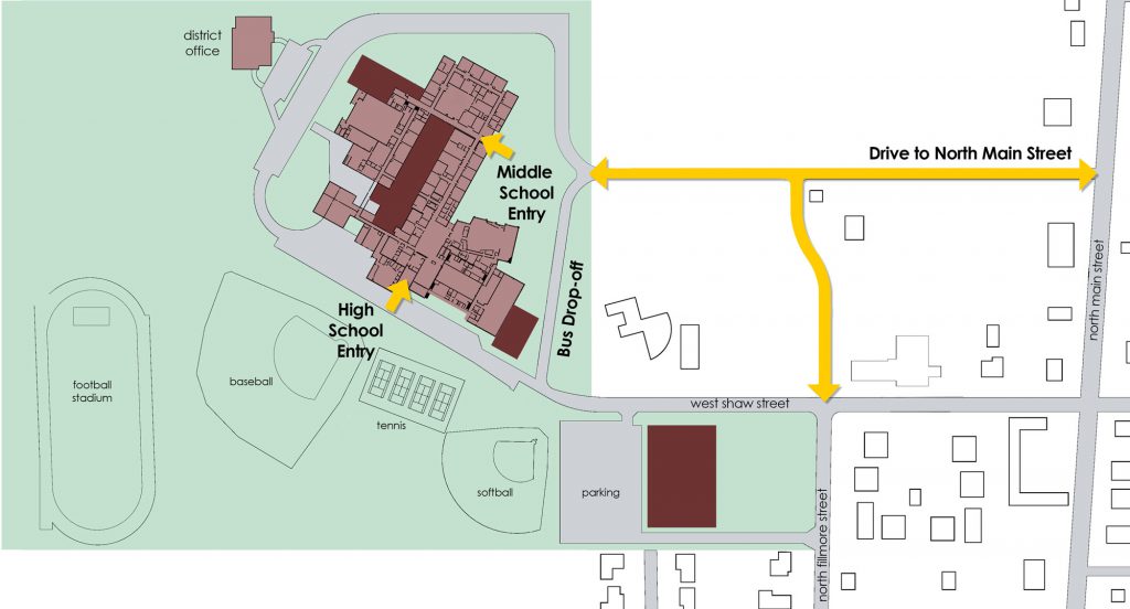 clarke community schools bond vote renovation map update