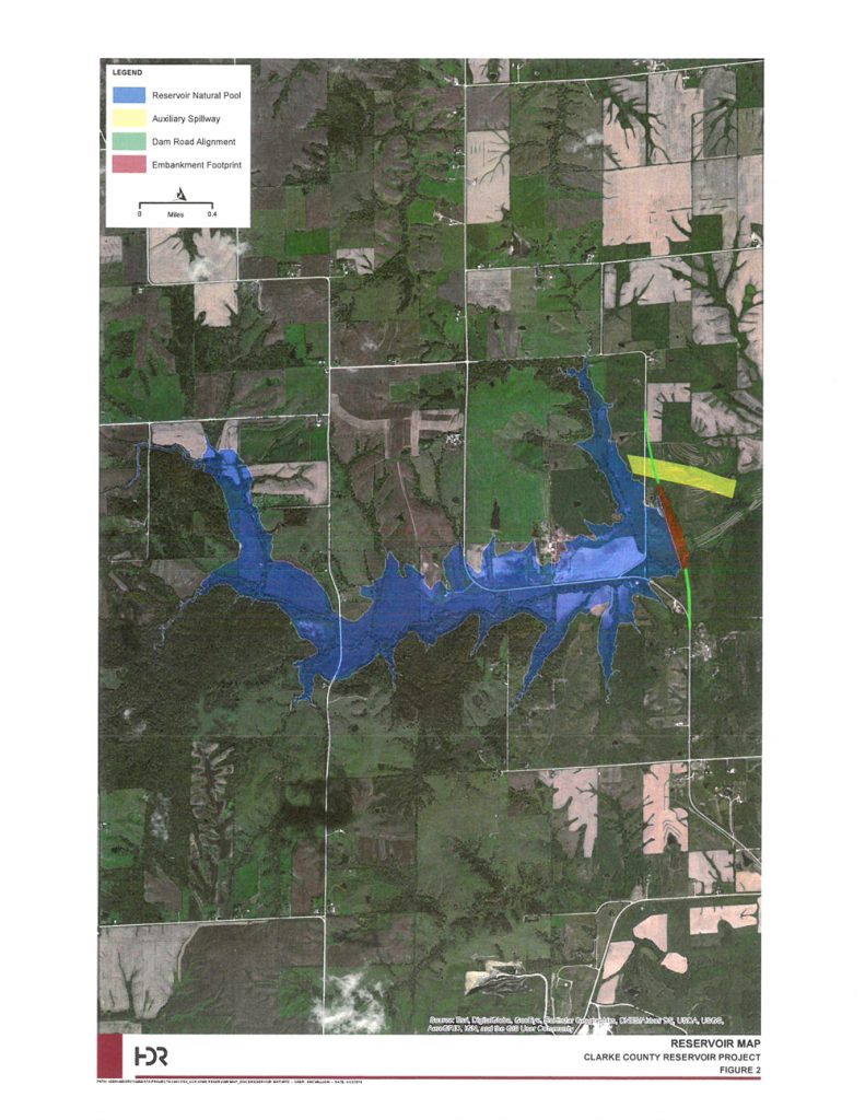 clarke county reservoir project map
