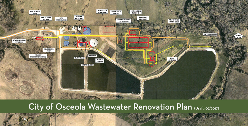 Osceola iowa wastewater treatment plant