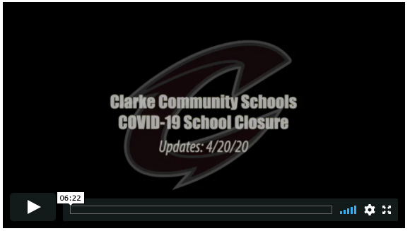 clarke community schools closed covid 19