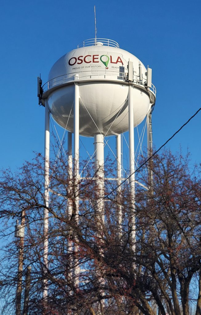 osceola water wroks tower on the square