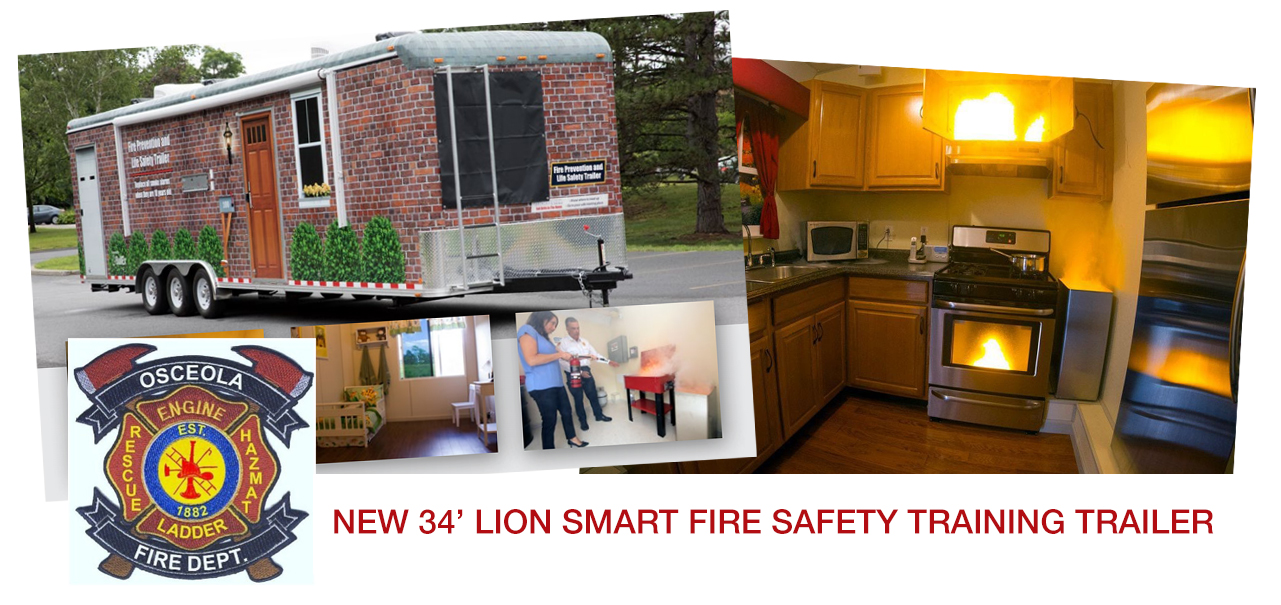 fire safety trailer osceola fire department
