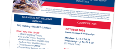 MIG Welding classes in Osceola, Iowa