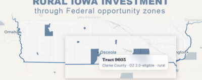 opportunity zone iowa tax incentives for development